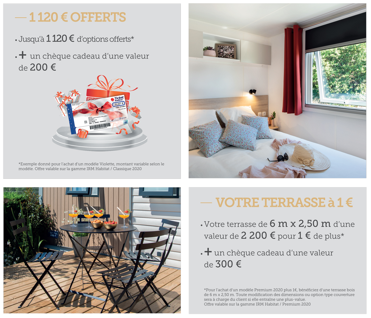 offre mobil home irm