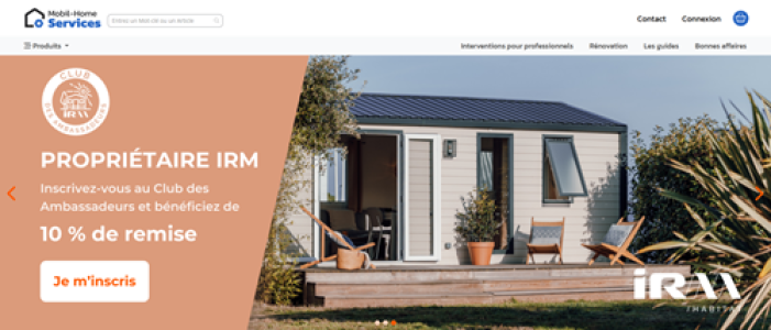 Pièces détachées : un nouveau site pour mobilhome-services.com