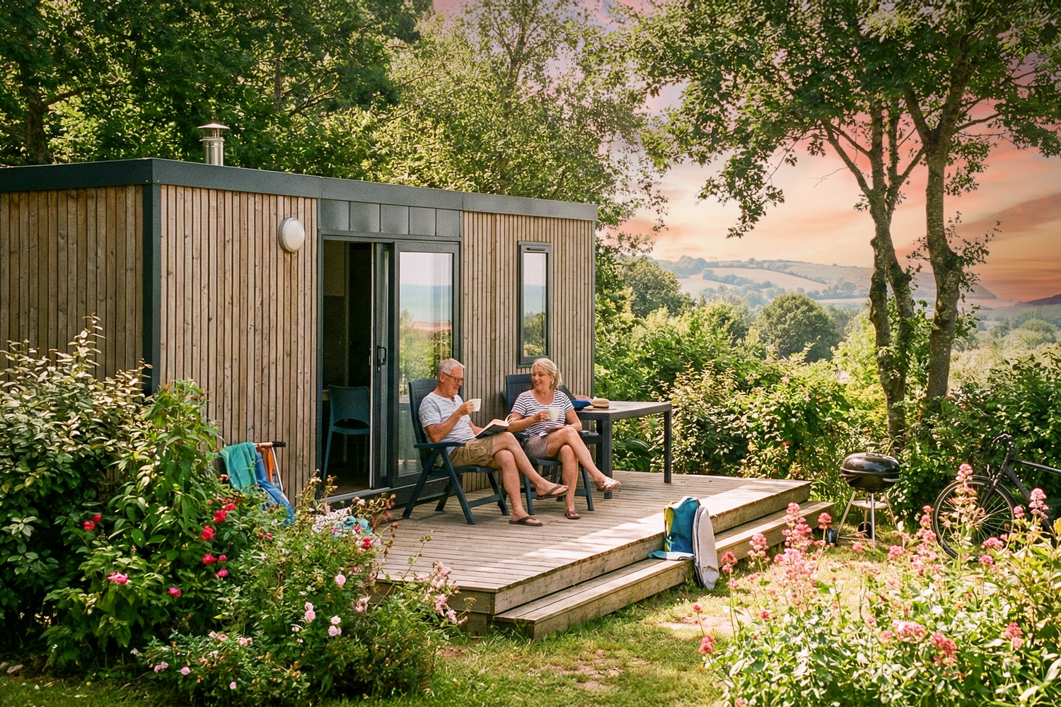 mobil-home pour vivre à l'année en camping