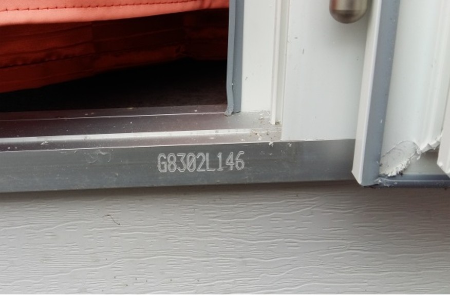 Chassis O'Hara au niveau de la porte d’entrée