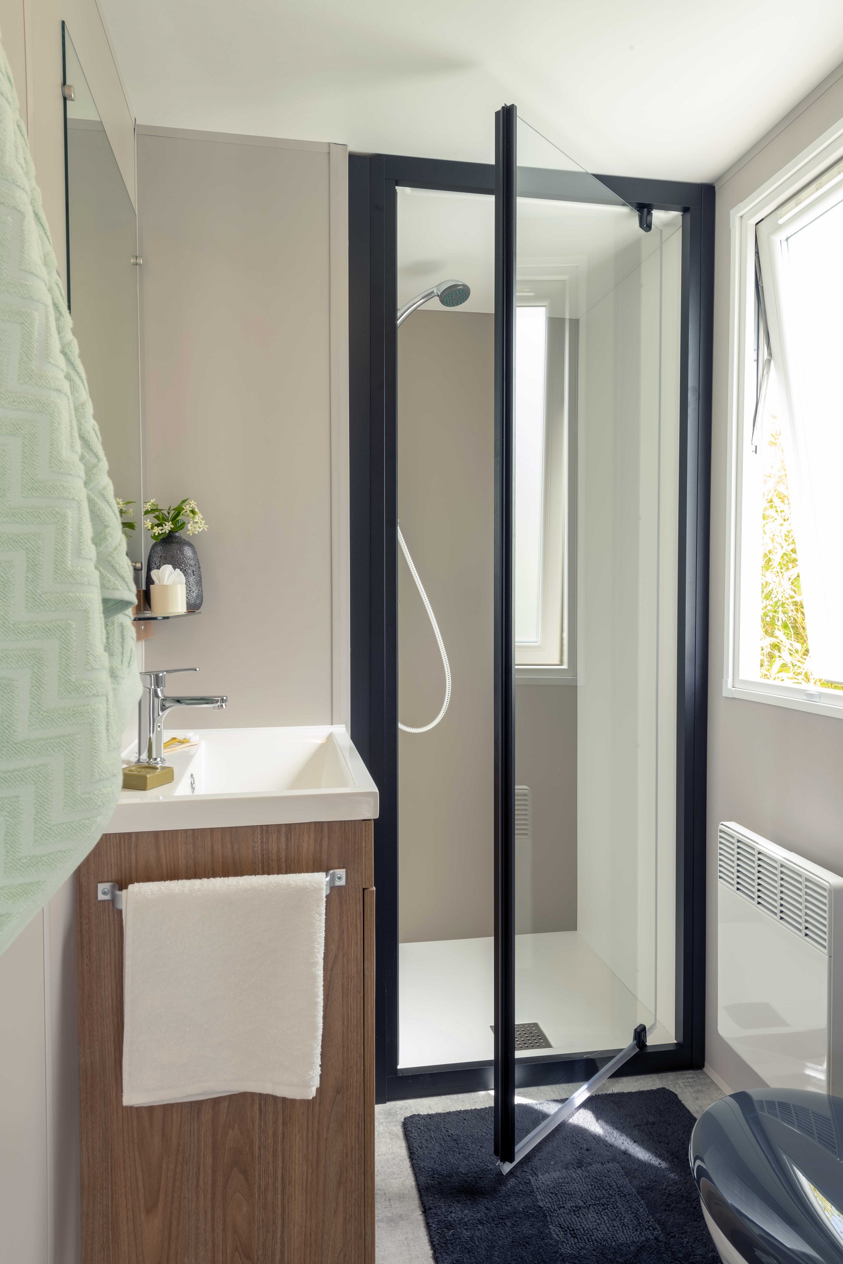 salle d'eau mobil home