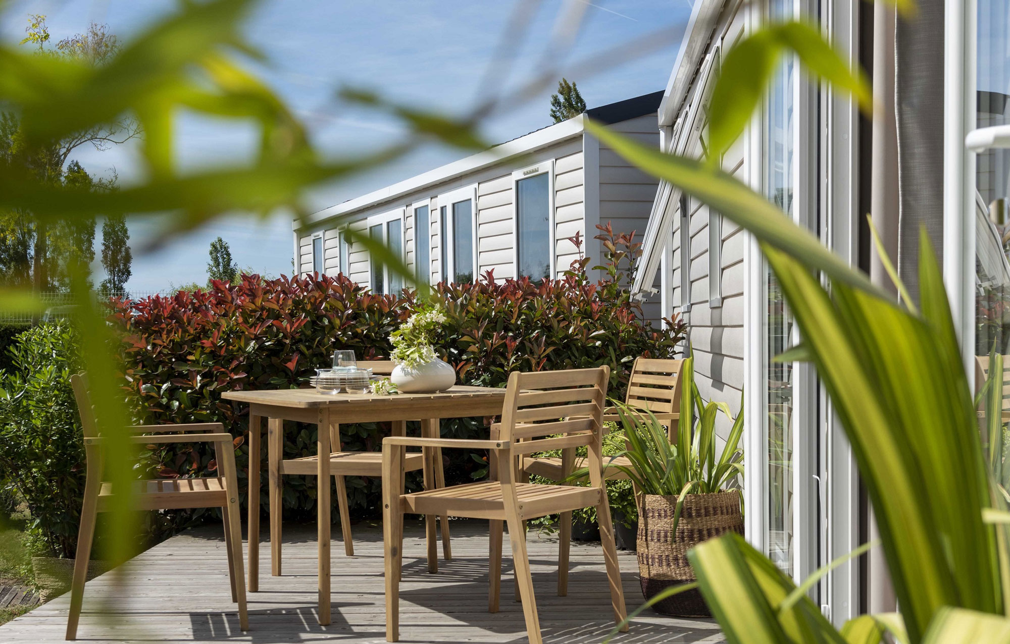 extérieur mobil home