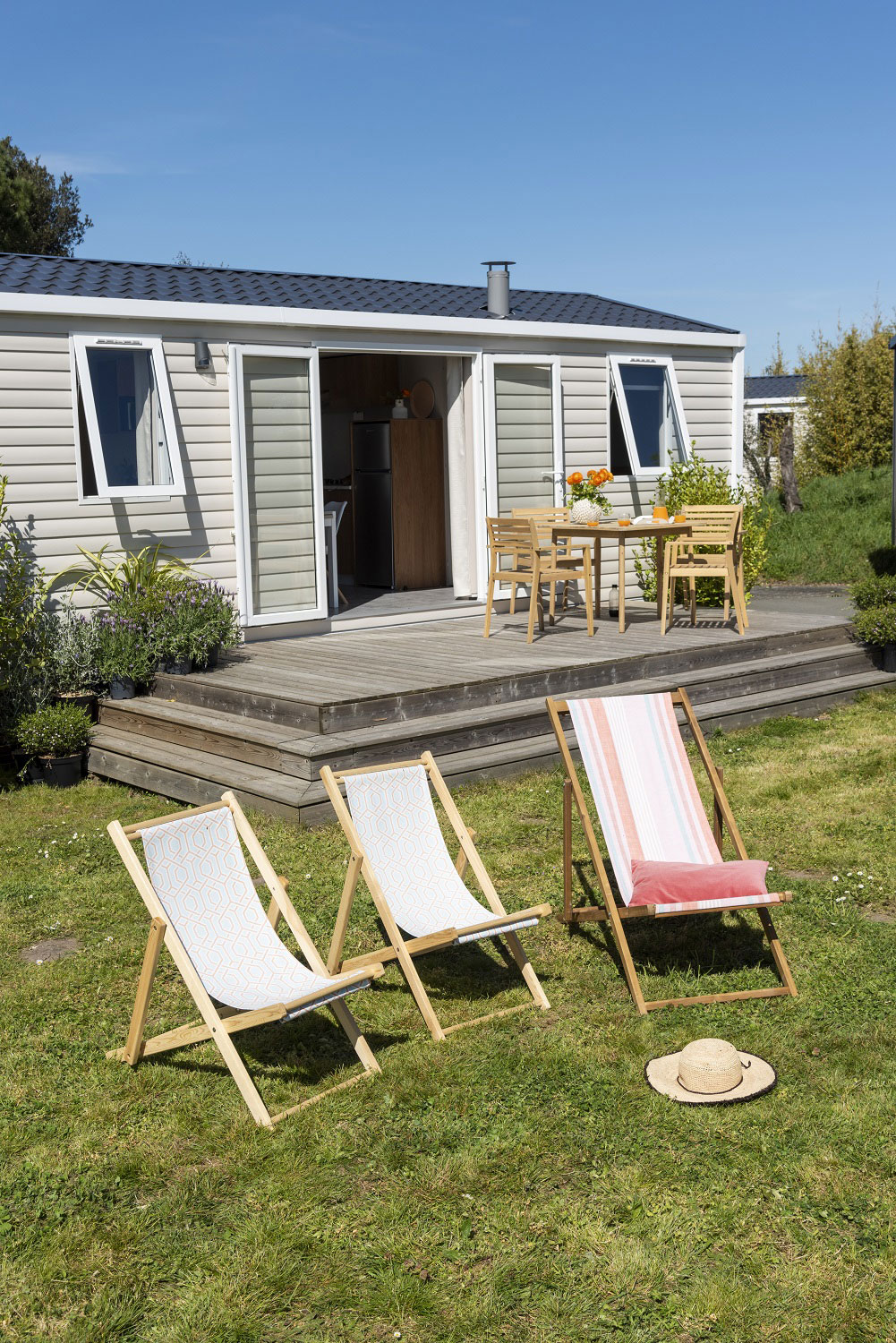 extérieur mobil home
