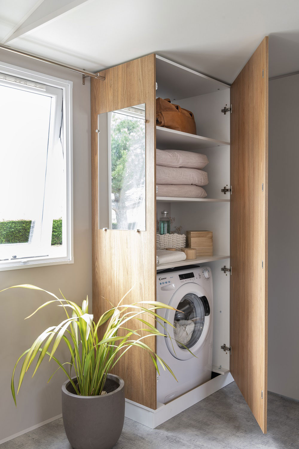 lave linge mobil home